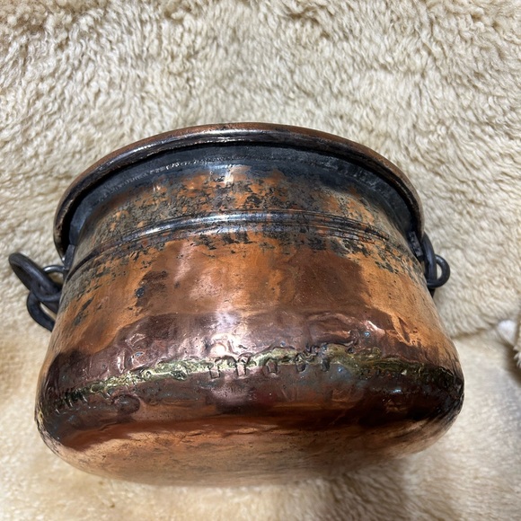 Copper caldron pot - Picture 8 of 10